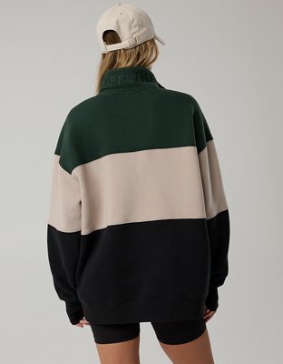 OFFLINE By Aerie Cloud Fleece Quarter Zip Sweatshirt 