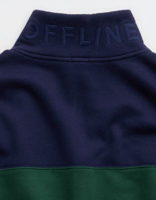 OFFLINE By Aerie Cloud Fleece Quarter Zip Sweatshirt