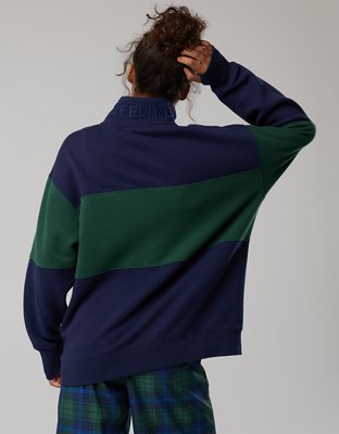 OFFLINE By Aerie Cloud Fleece Quarter Zip Sweatshirt