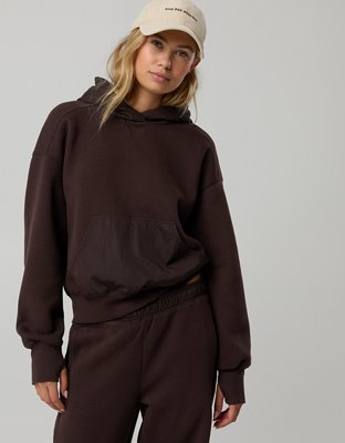 OFFLINE By Aerie Cloud Fleece Nylon Hoodie