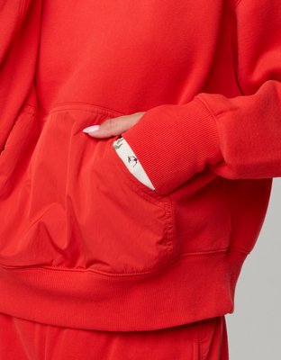OFFLINE By Aerie Cloud Fleece Nylon Hoodie