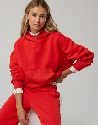 OFFLINE By Aerie Cloud Fleece Nylon Hoodie