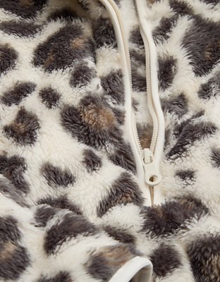 OFFLINE By Aerie Sherpa Quarter Zip Jacket