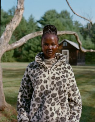 OFFLINE By Aerie Sherpa Quarter Zip Jacket