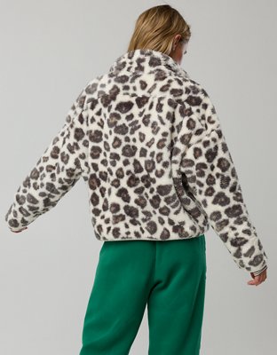 OFFLINE By Aerie Sherpa Quarter Zip Jacket
