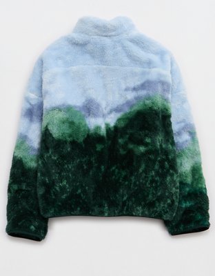 OFFLINE By Aerie Sherpa Quarter Zip Jacket