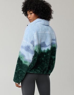 OFFLINE By Aerie Sherpa Quarter Zip Jacket