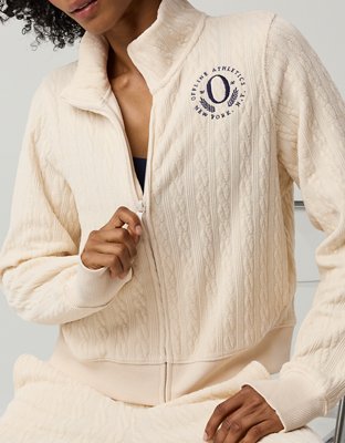 OFFLINE By Aerie Cable Lounge Full Zip