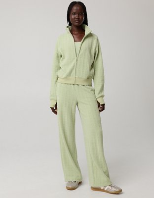 OFFLINE By Aerie Cable Lounge Full Zip