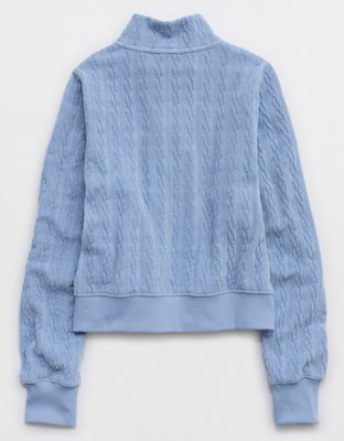 OFFLINE By Aerie Cable Lounge Full Zip