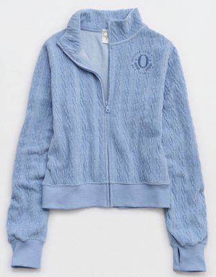 OFFLINE By Aerie Cable Lounge Full Zip