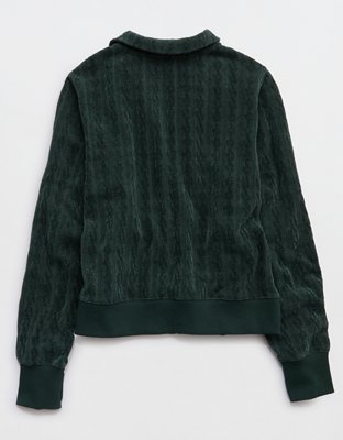 OFFLINE By Aerie Cable Lounge Full Zip