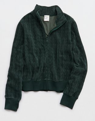 OFFLINE By Aerie Cable Lounge Full Zip