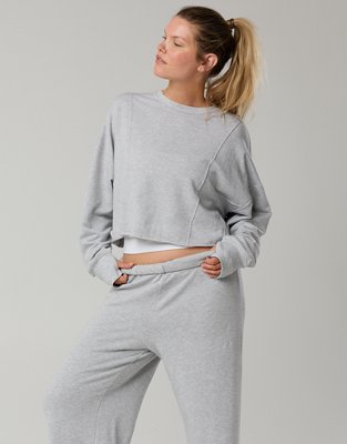 OFFLINE By Aerie OTT Seamed Crewneck Sweatshirt