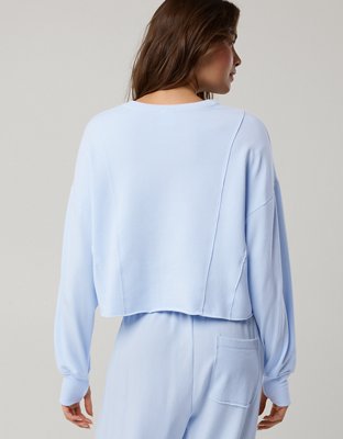 OFFLINE By Aerie OTT Seamed Crewneck Sweatshirt