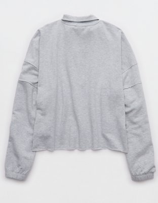 OFFLINE By Aerie OTT Seamed Quarter Zip Sweatshirt