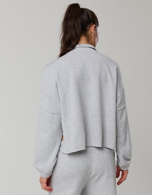 OFFLINE By Aerie OTT Seamed Quarter Zip Sweatshirt