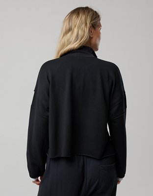 OFFLINE By Aerie OTT Seamed Quarter Zip Sweatshirt