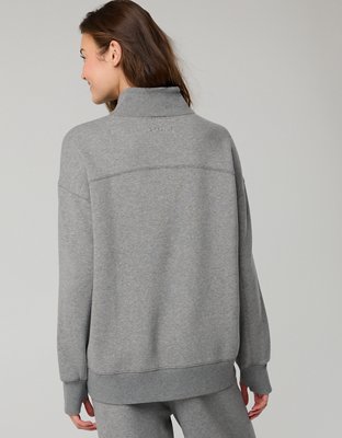 OFFLINE By Aerie Cloud Fleece Oversized Mockneck Sweatshirt