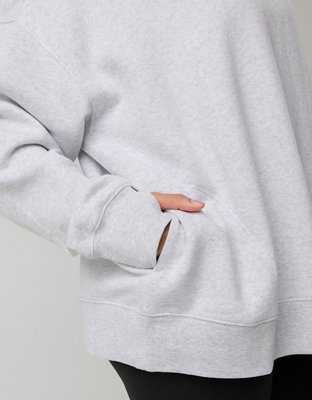 OFFLINE By Aerie Cloud Fleece Oversized Mockneck Sweatshirt