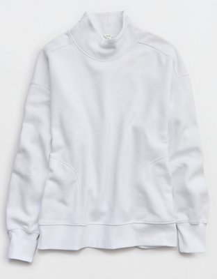 OFFLINE By Aerie Cloud Fleece Oversized Mockneck Sweatshirt