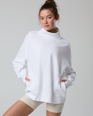 OFFLINE By Aerie Cloud Fleece Oversized Mockneck Sweatshirt