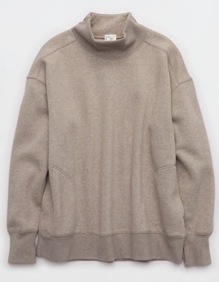 OFFLINE By Aerie Cloud Fleece Oversized Mockneck Sweatshirt