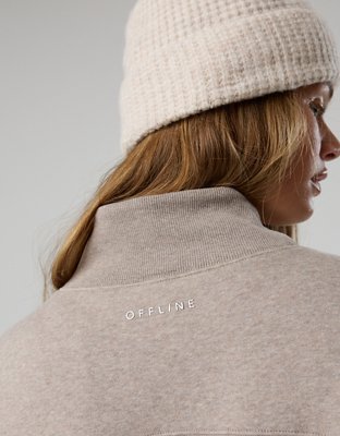 OFFLINE By Aerie Cloud Fleece Oversized Mockneck Sweatshirt