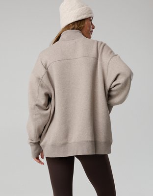 OFFLINE By Aerie Cloud Fleece Oversized Mockneck Sweatshirt