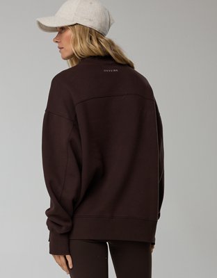 OFFLINE By Aerie Cloud Fleece Oversized Mockneck Sweatshirt