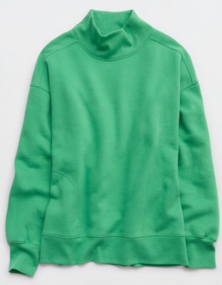 OFFLINE By Aerie Cloud Fleece Oversized Mockneck Sweatshirt