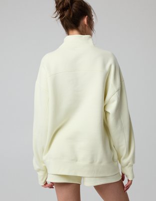 OFFLINE By Aerie Cloud Fleece Oversized Mockneck Sweatshirt