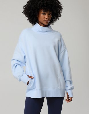 OFFLINE By Aerie Cloud Fleece Oversized Mockneck Sweatshirt