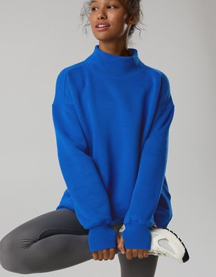 OFFLINE By Aerie Cloud Fleece Oversized Mockneck Sweatshirt