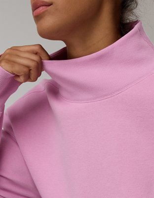 OFFLINE By Aerie Cloud Fleece Oversized Mockneck Sweatshirt
