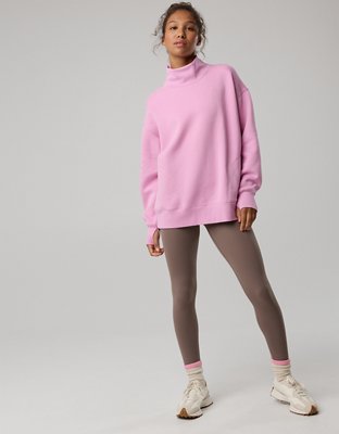 OFFLINE By Aerie Cloud Fleece Oversized Mockneck Sweatshirt