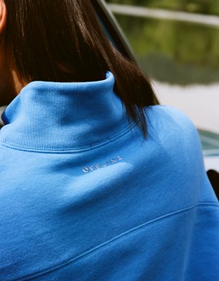 OFFLINE By Aerie Cloud Fleece Oversized Mockneck Sweatshirt