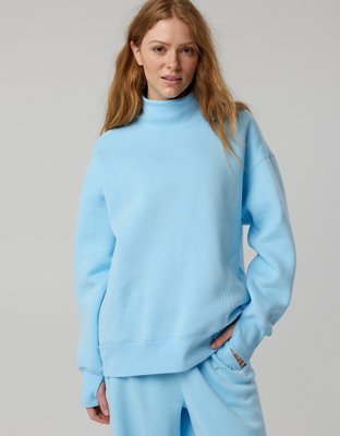 OFFLINE By Aerie Cloud Fleece Oversized Mockneck Sweatshirt from American Eagle - $48.96