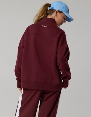 OFFLINE By Aerie Cloud Fleece Oversized Mockneck Sweatshirt