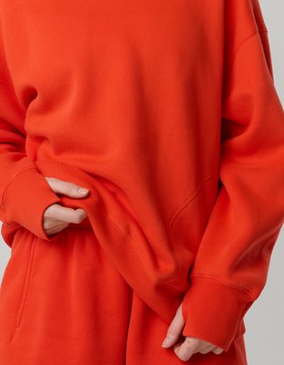 OFFLINE By Aerie Cloud Fleece Oversized Mockneck Sweatshirt
