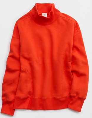 OFFLINE By Aerie Cloud Fleece Oversized Mockneck Sweatshirt