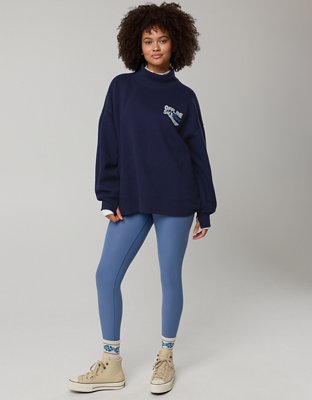 OFFLINE By Aerie Cloud Fleece Oversized Mockneck Sweatshirt