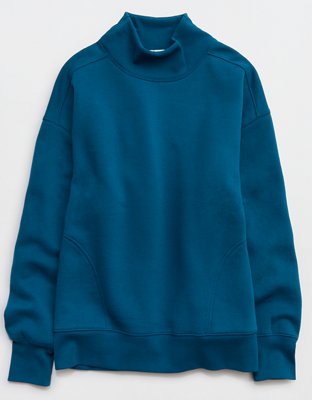 OFFLINE By Aerie Cloud Fleece Oversized Mockneck Sweatshirt