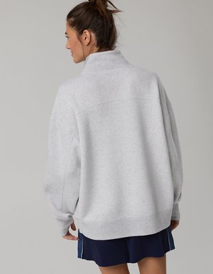 IITO エアリースウェットパーカー オートミール 新品 S 16800円 OFFLINE By Aerie Cloud Fleece Oversized Mockneck Sweatshirt | OFFLINE