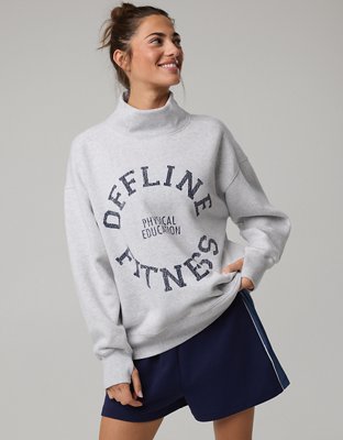 OFFLINE By Aerie Cloud Fleece Oversized Mockneck Sweatshirt
