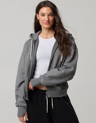 OFFLINE By Aerie Cloud Fleece Classic Full Zip Sweatshirt