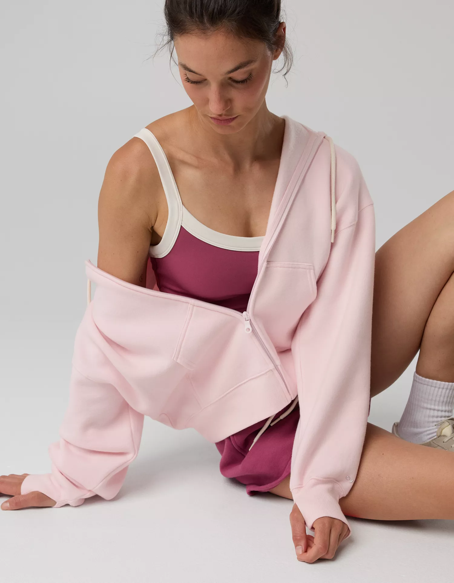 OFFLINE By Aerie Cloud Fleece Classic Full Zip Sweatshirt - thumbnail 7