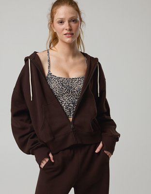 OFFLINE By Aerie Cloud Fleece Classic Full Zip Sweatshirt