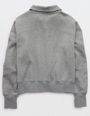 OFFLINE By Aerie Cloud Fleece Quarter Zip Sweatshirt