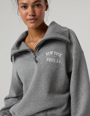 OFFLINE By Aerie Cloud Fleece Quarter Zip Sweatshirt